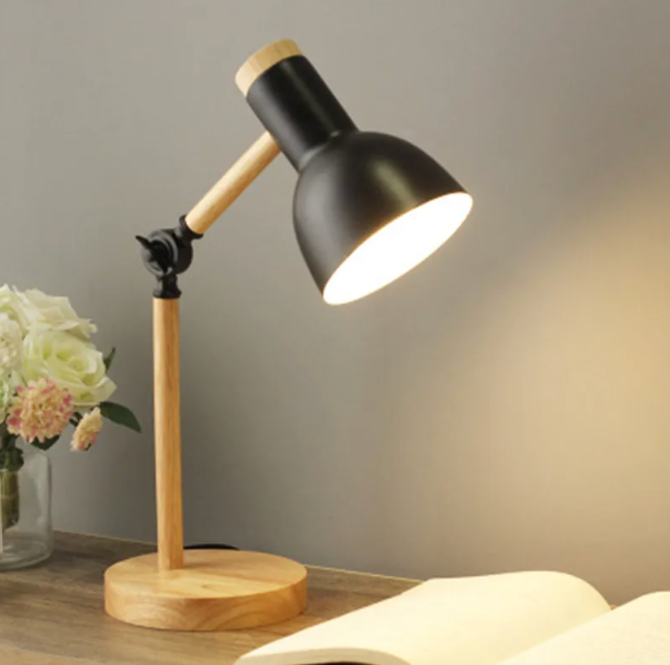 Nordic Wooden LED Table Lam