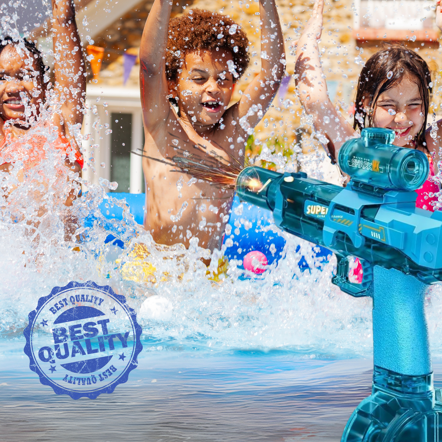 New Children's New Ice Mouse Water Gun Electric Sprinkler Continuous Toy High-pressure Powerful Summer Water Fight Artifact Gift